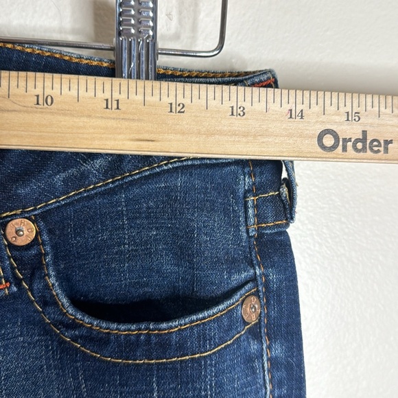 Vtg true religion ladies Y2K Becky bootcut section denim jeans made in USA SZ 27 - Picture 5 of 14